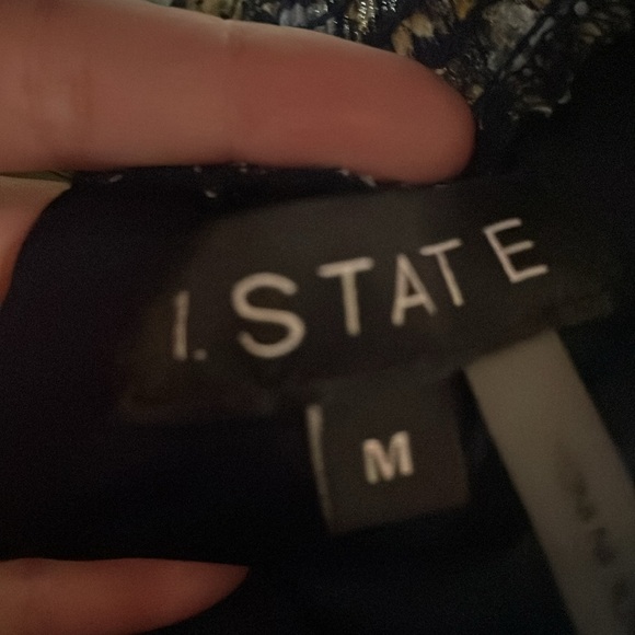 Womens Revolve 1. State Smocked Neck Mini Dress in
Pink Iris - Picture 5 of 9